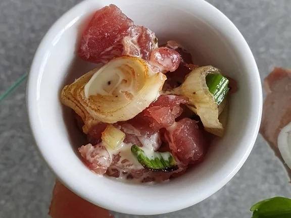 Rezept: Thunfisch (4 Variationen) mit Rucolasalat = kochbar Challenge 4.0 (Mai 2019) Bild Nr. 8043 Thunfisch (4 Variationen) mit Rucolasalat = kochbar Challenge 4.0 (Mai 2019) - Rezept - Bild Nr. 8043