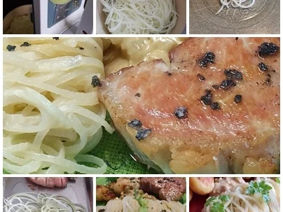 Iberico Kotelett (Karreè) mit Rhabarbersenfsosse = kochbar Challenge 4.0 (Mai 2019) - Rezept - Bild Nr. 8049