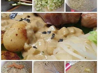 Iberico Kotelett (Karreè) mit Rhabarbersenfsosse = kochbar Challenge 4.0 (Mai 2019) - Rezept - Bild Nr. 8056