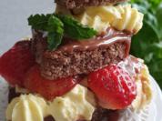Mini-Kuchenkreation u. aromarisierte Erdbeeren = kochbar Challenge 4.0 (Mai 2019) - Rezept - Bild Nr. 2