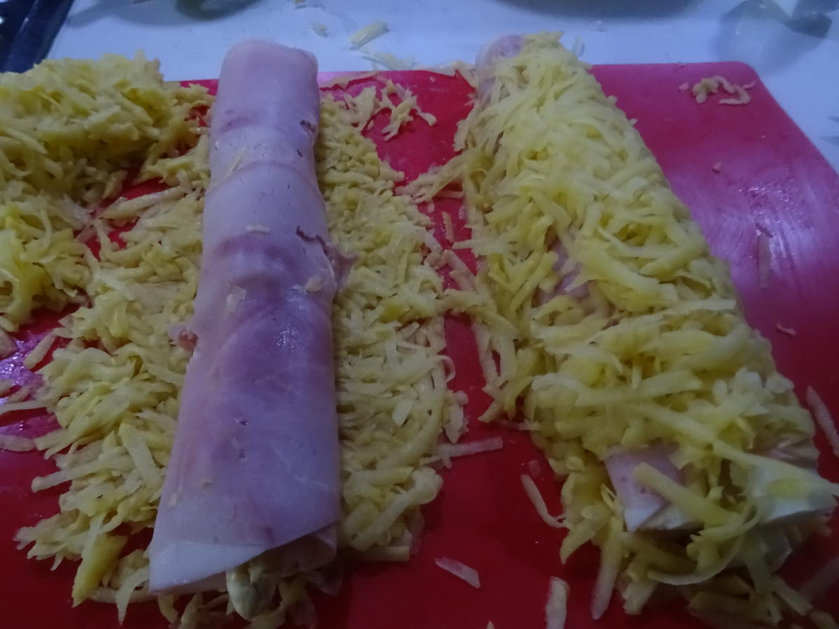 Spargel im Schinken-Rösti-Mantel - Rezept - Bild Nr. 3