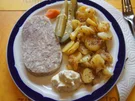Weißer Presssack mit herzhaften Bratkartoffeln - Rezept - Bild Nr. 2
