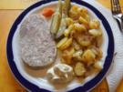 Weißer Presssack mit herzhaften Bratkartoffeln - Rezept - Bild Nr. 2