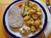 Weißer Presssack mit herzhaften Bratkartoffeln - Rezept - Bild Nr. 2