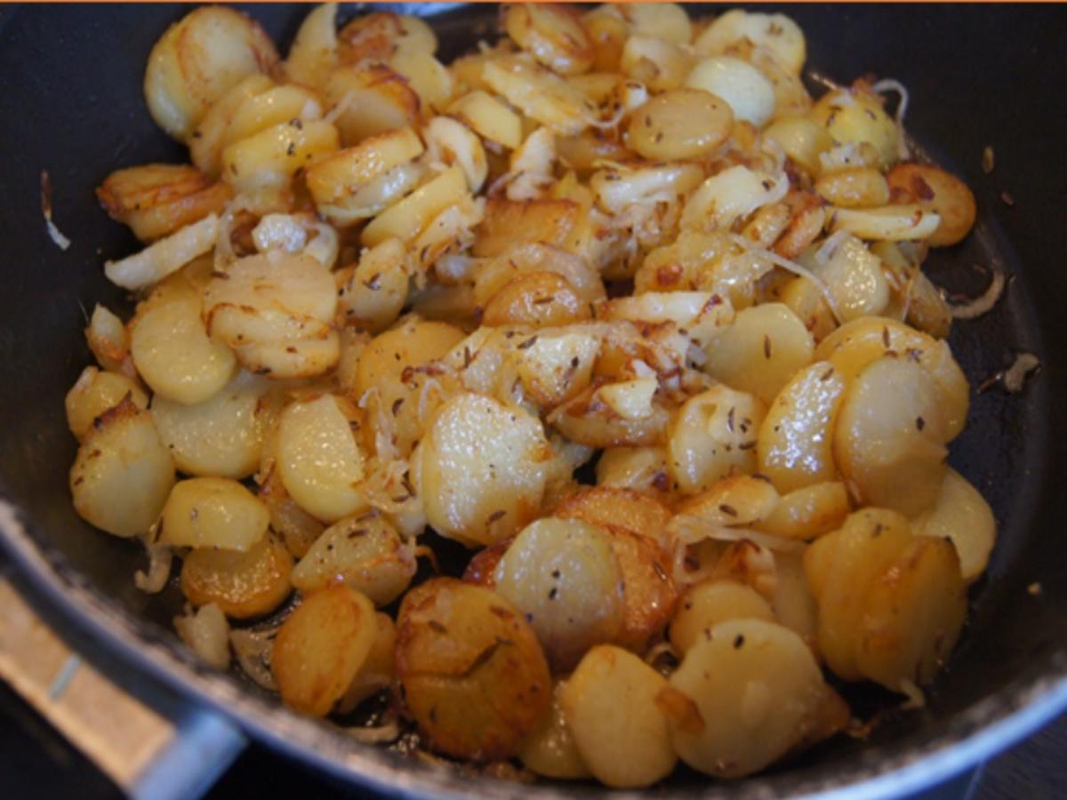 Weißer Presssack mit herzhaften Bratkartoffeln - Rezept - Bild Nr. 9