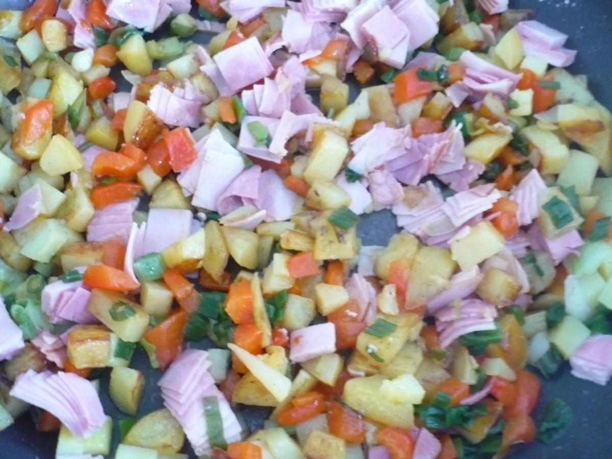 Frittata mit Schinken - Rezept - Bild Nr. 8058