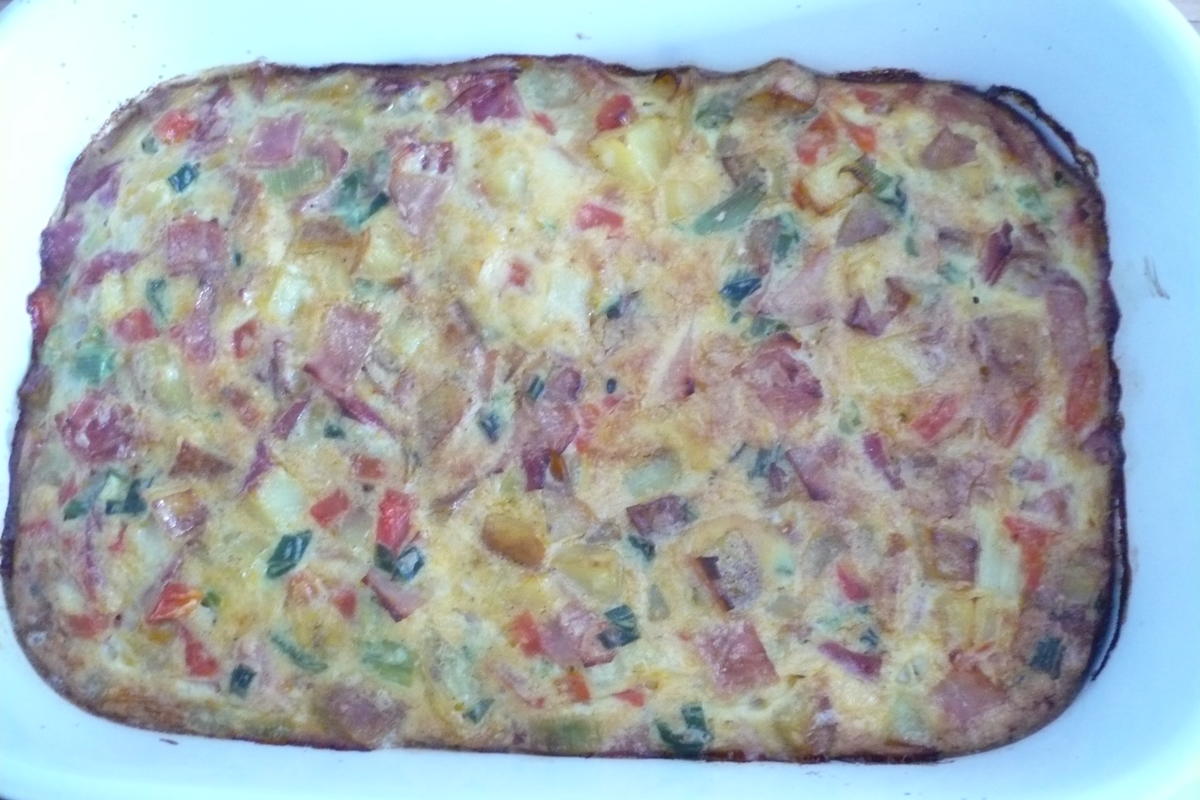 Frittata mit Schinken - Rezept - Bild Nr. 8060