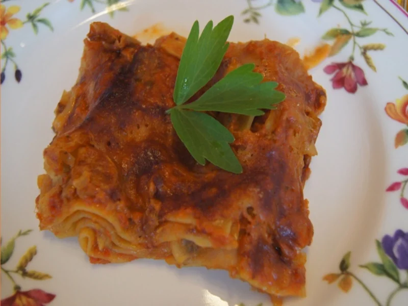 Rezept: Lasagne mit Pilzen Bild Nr. 2 Lasagne mit Pilzen - Rezept - Bild Nr. 2