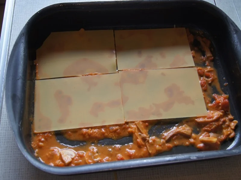 Rezept: Lasagne mit Pilzen Bild Nr. 9 Lasagne mit Pilzen - Rezept - Bild Nr. 9