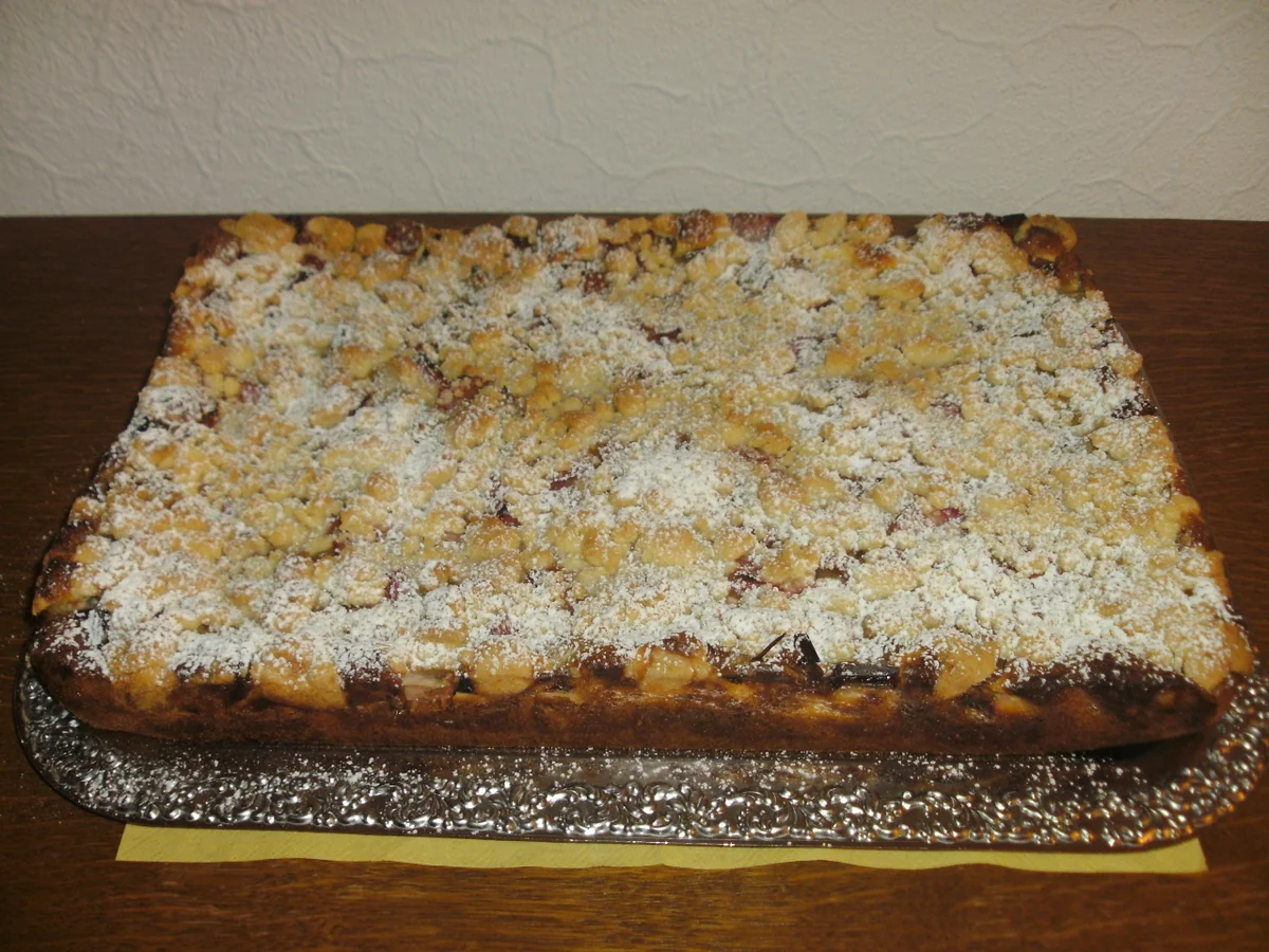 Rhabarber-Blechkuchen - Rezept - Bild Nr. 8054