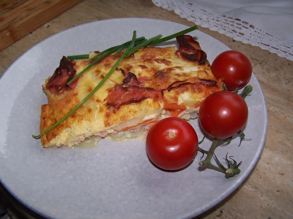 Spargel-Kohlrabi-Karotten-Schinken-Gratin - Rezept - Bild Nr. 8057