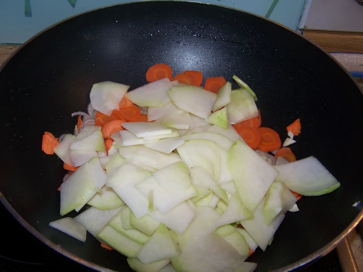 Spargel-Kohlrabi-Karotten-Schinken-Gratin - Rezept - Bild Nr. 8066