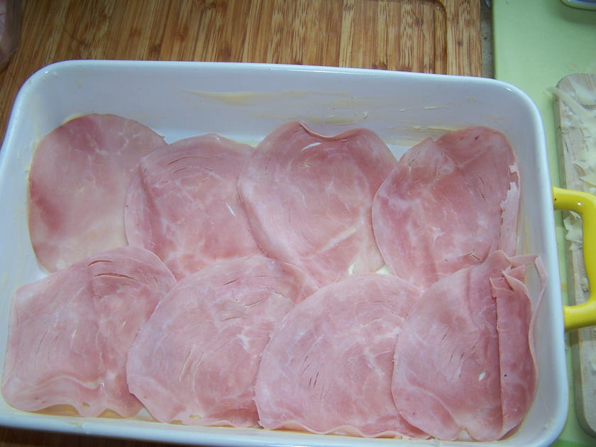 Spargel Kohlrabi Karotten Schinken Gratin - einfach - von Schmetterling4