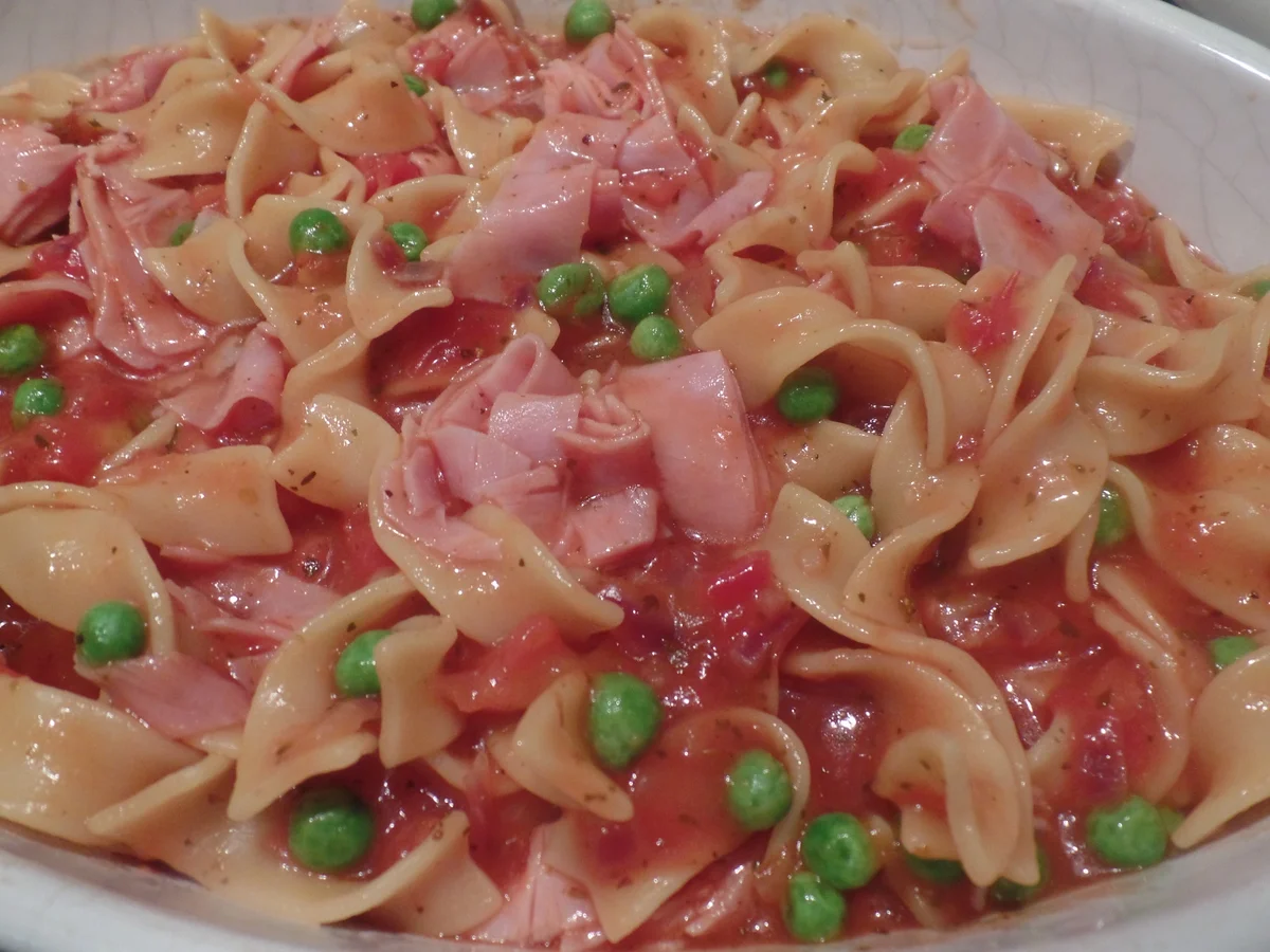 Rezept: Überbackene Schinkennudeln Bild Nr. 8070 Überbackene Schinkennudeln - Rezept - Bild Nr. 8070