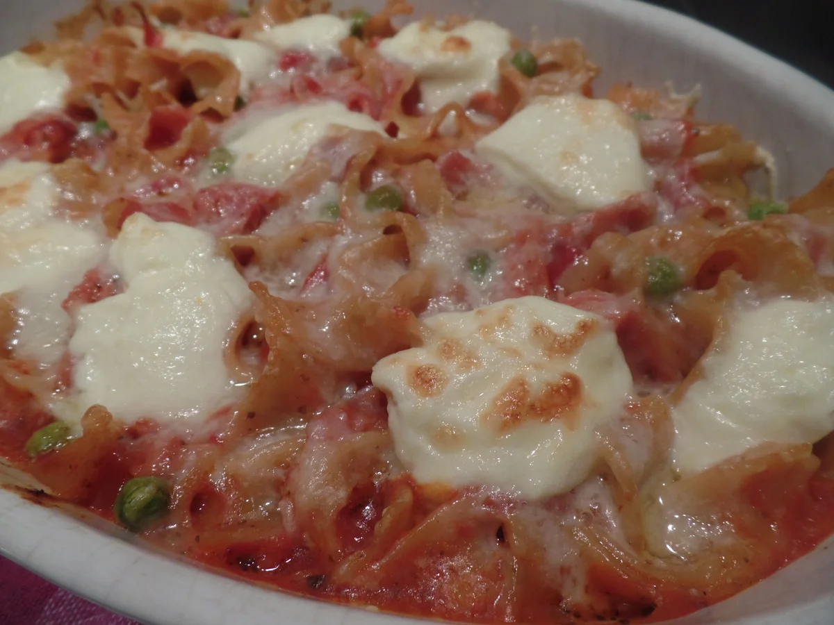 Rezept: Überbackene Schinkennudeln Bild Nr. 8075 Überbackene Schinkennudeln - Rezept - Bild Nr. 8075