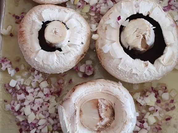 Bohnen Speck und Champignons - Rezept - Bild Nr. 3