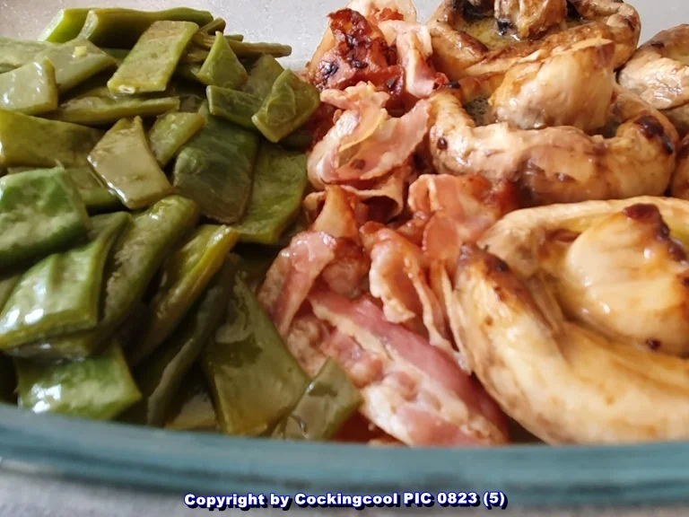 Bohnen Speck und Champignons - Rezept - Bild Nr. 6