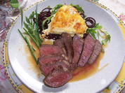 Hauptspeise Kohlrabi-Gratin + Rinderfilet - Rezept - Bild Nr. 8061
