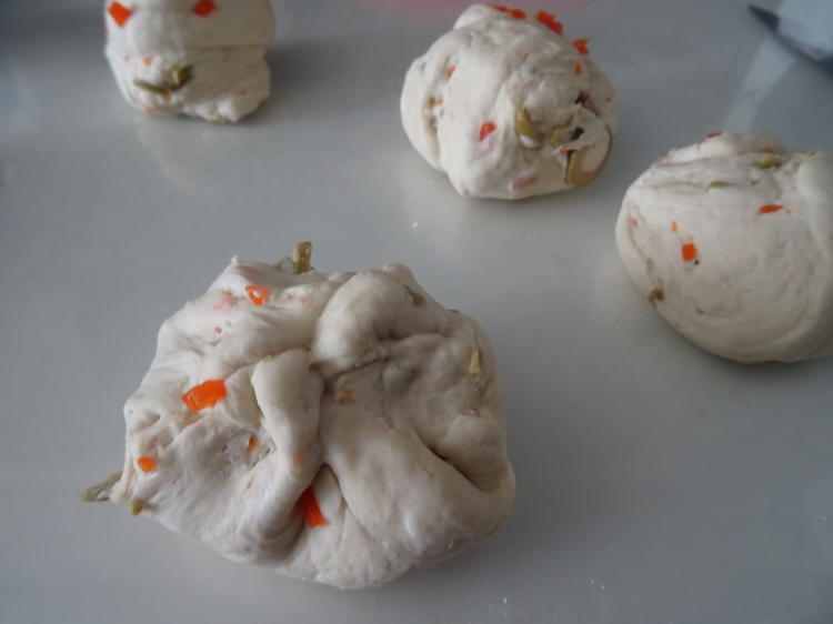 Grill Brötchen mit Oliven und Feta Füllung - einfach - von barbara62