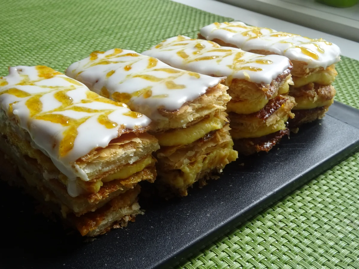 Mille-feuille, die etwas andere "Napoleon-Schnitte" - Rezept - Bild Nr. 8076