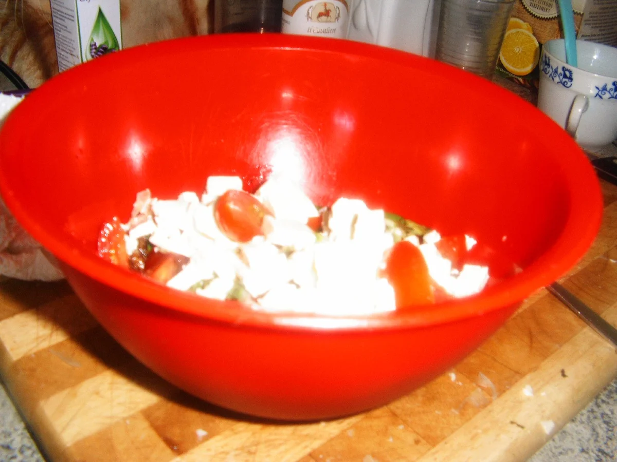 Spagel-Feldsalat mit Cocktailtomaten - Rezept - Bild Nr. 8074