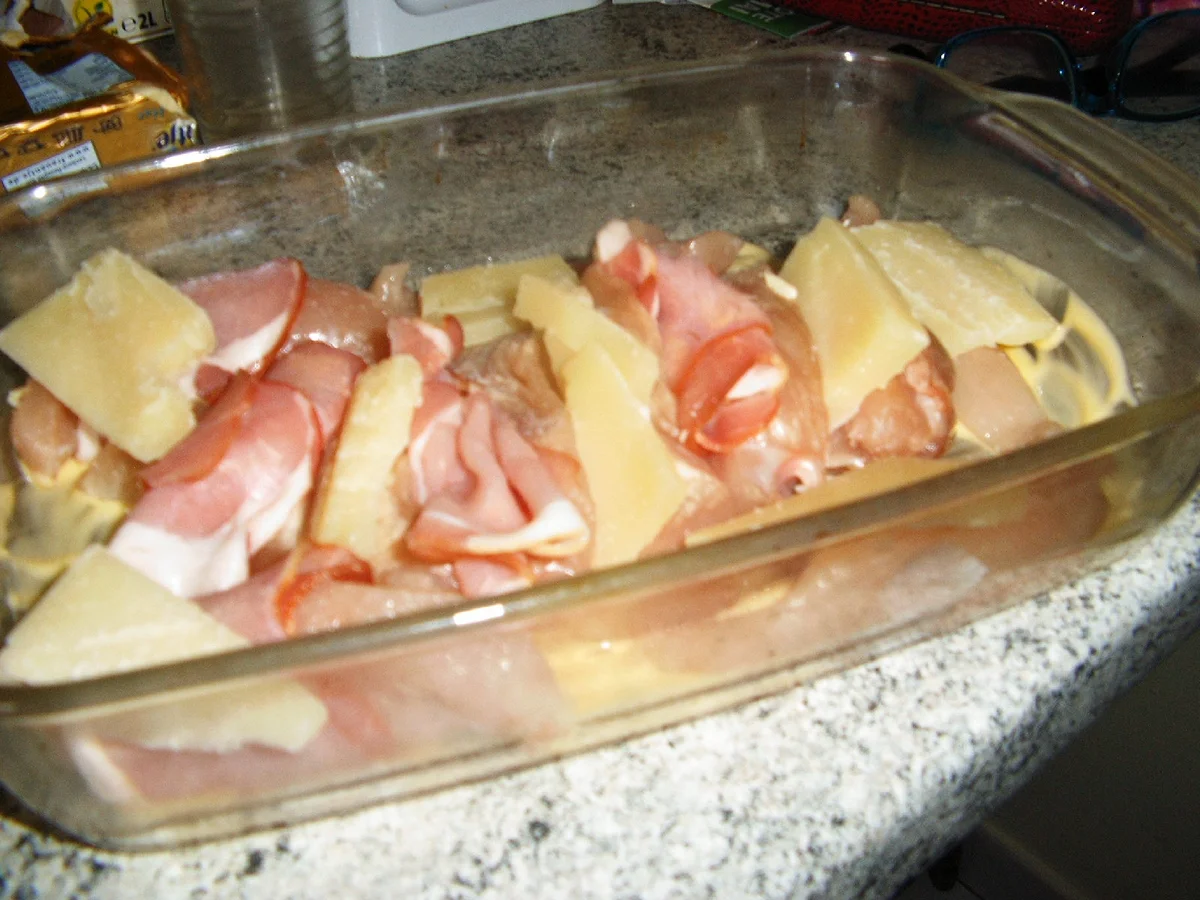 Rezept: Hasselbackhähnche Bild Nr. 2 Hasselbackhähnche - Rezept - Bild Nr. 2