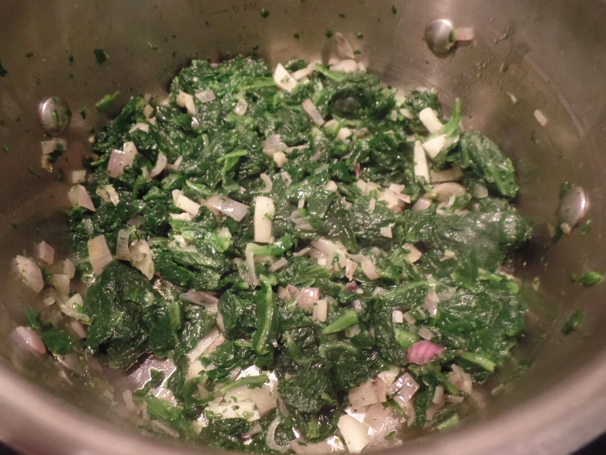 Rezept: Gebackene Eier mit Spinat und Lachs Bild Nr. 8077 Gebackene Eier mit Spinat und Lachs - Rezept - Bild Nr. 8077