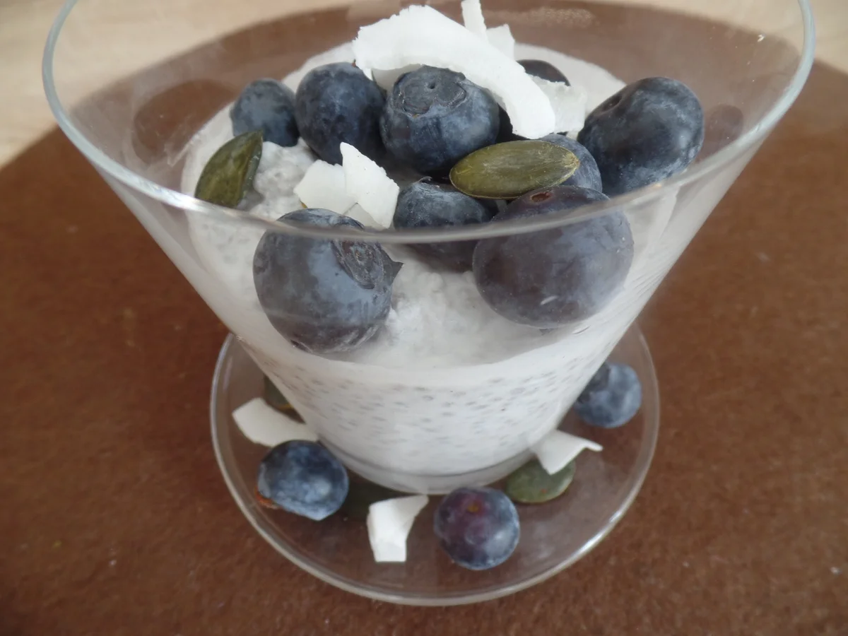 Chiapudding mit Blaubeeren - Rezept - Bild Nr. 8069