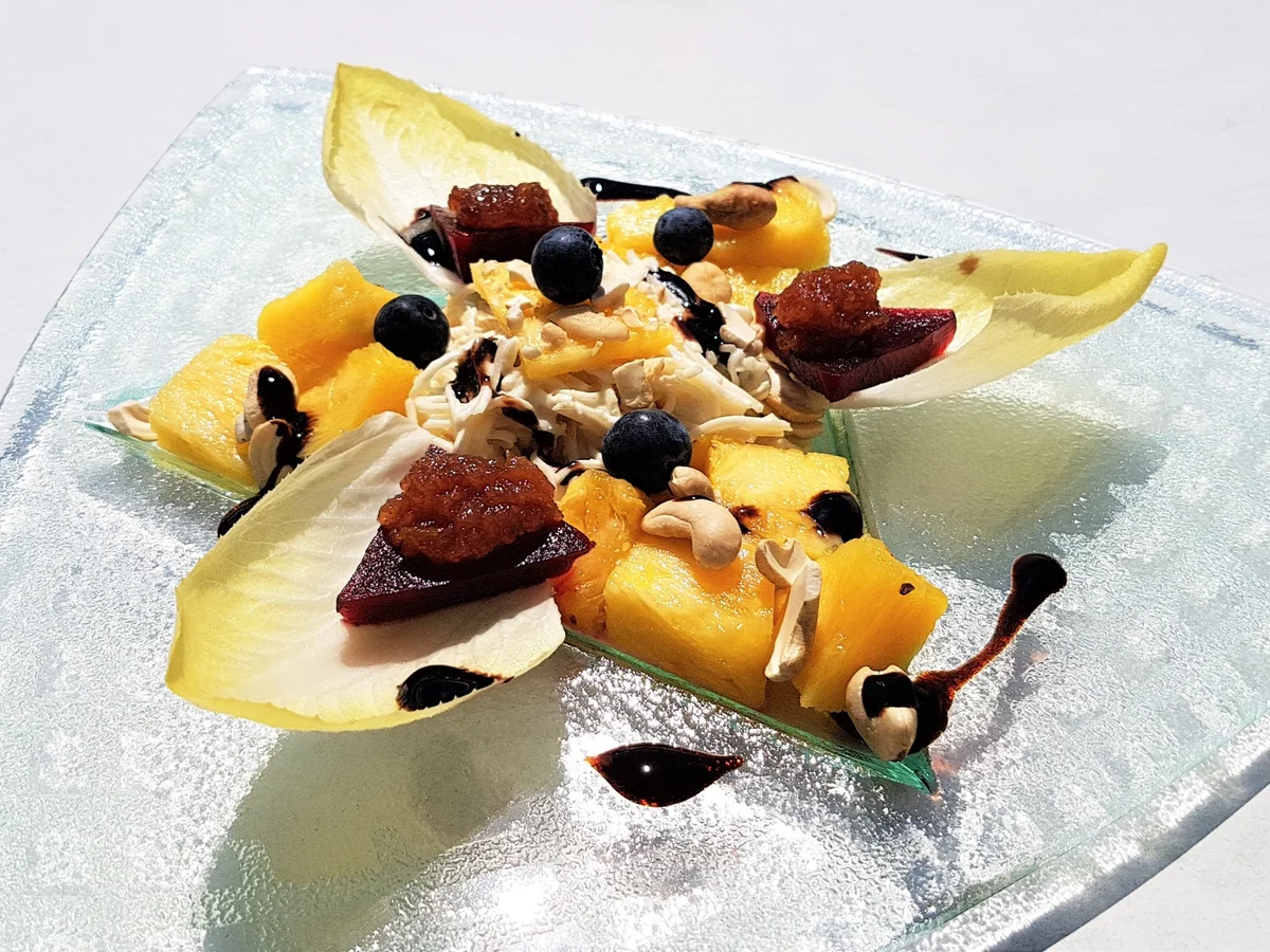 Selleriesalat mit Ananas und Rote Beete - Rezept - Bild Nr. 8069