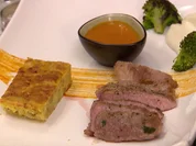 Iberico Secreto mit Tortilla de Patatas, gegrilltem Broccoli und Mandelmayonnaise - Rezept - Bild Nr. 8069
