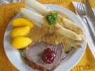 Rezept: Schmorsauerbraten mit Gemüsesauce, Spargel und Kartoffeln Bild Nr. 8070 Schmorsauerbraten mit Gemüsesauce, Spargel und Kartoffeln - Rezept - Bild Nr. 8070