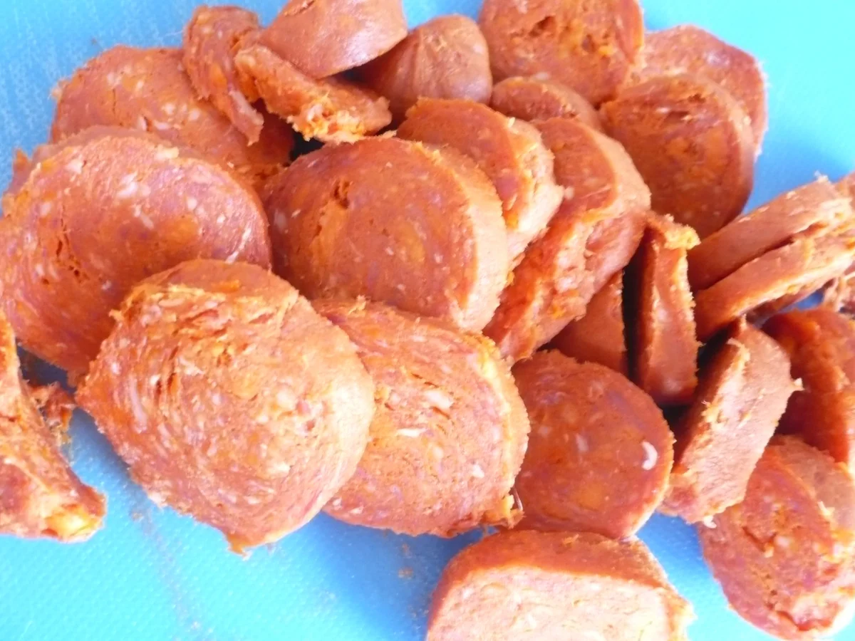 Rezept: Nudeln mit Chorizo Bild Nr. 8081 Nudeln mit Chorizo - Rezept - Bild Nr. 8081