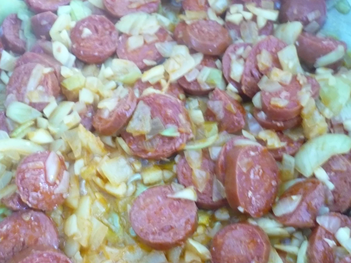 Rezept: Nudeln mit Chorizo Bild Nr. 8082 Nudeln mit Chorizo - Rezept - Bild Nr. 8082