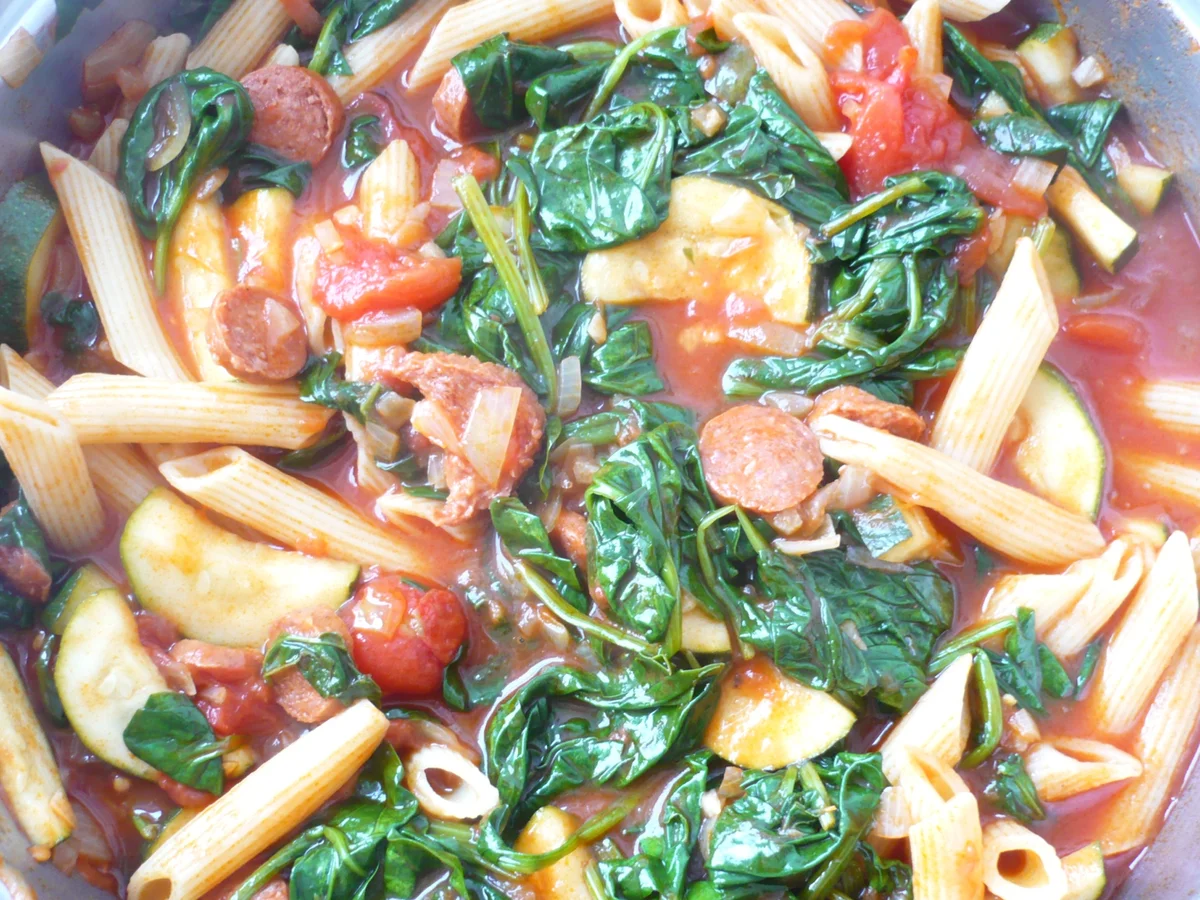 Rezept: Nudeln mit Chorizo Bild Nr. 8085 Nudeln mit Chorizo - Rezept - Bild Nr. 8085