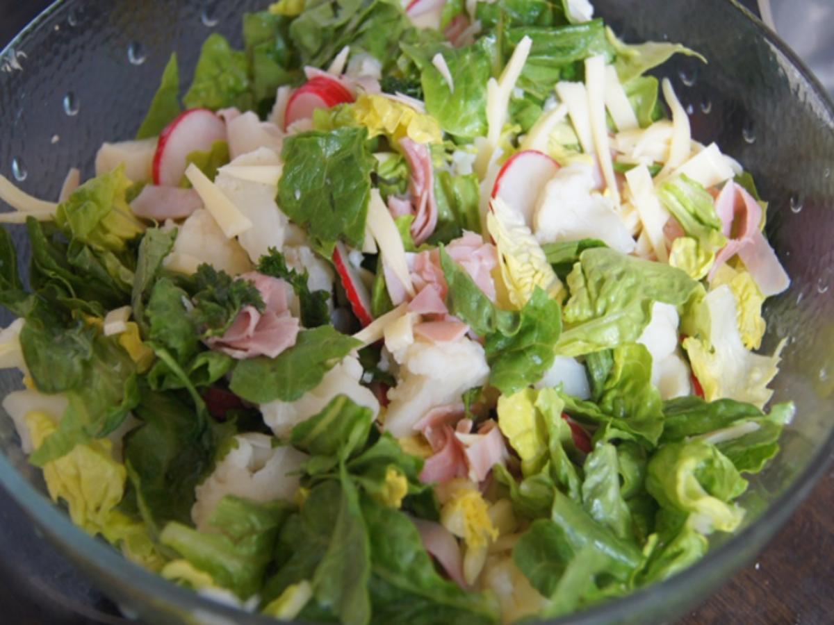Gemischter Salat u.a. mit Blumenkohl - Rezept - Bild Nr. 8099