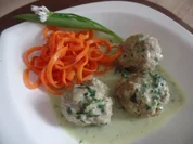 Bärlauch-Klopse "Königsberg " mit gedünsteten Möhren -Spaghetti - Rezept - Bild Nr. 8084