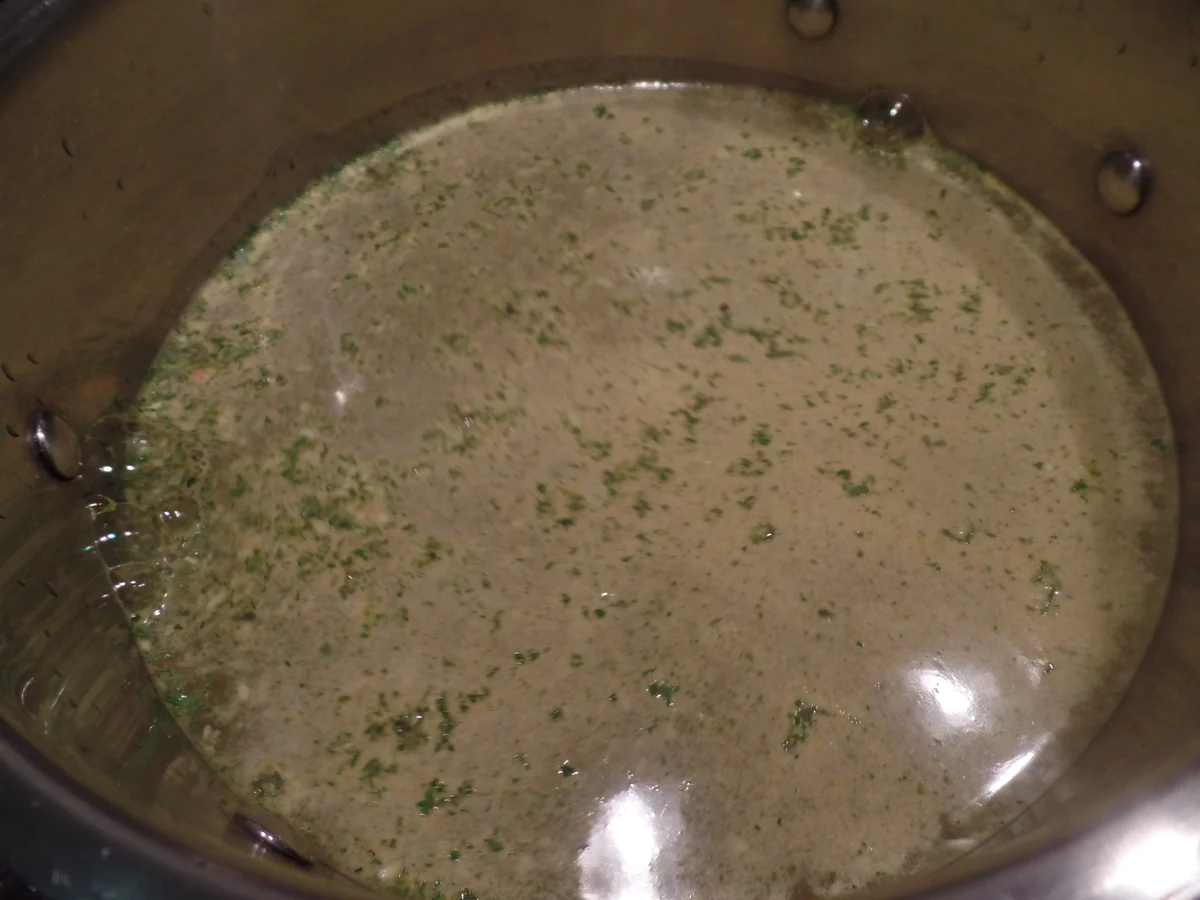 Bärlauch-Klopse "Königsberg " mit gedünsteten Möhren -Spaghetti - Rezept - Bild Nr. 8091