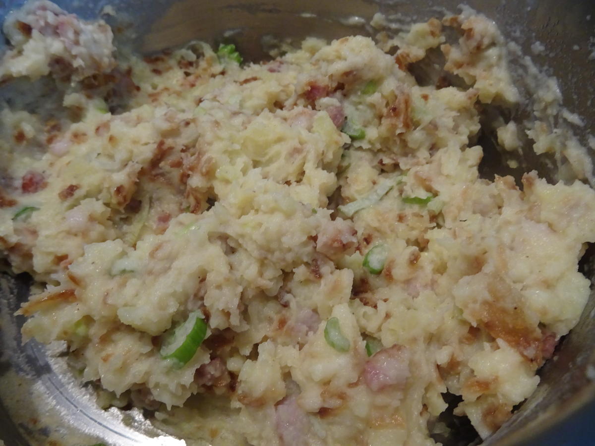 Forelle geräuchert mit rustikalem Kartoffelstampf und Radieschen-Salat - Rezept - Bild Nr. 8102