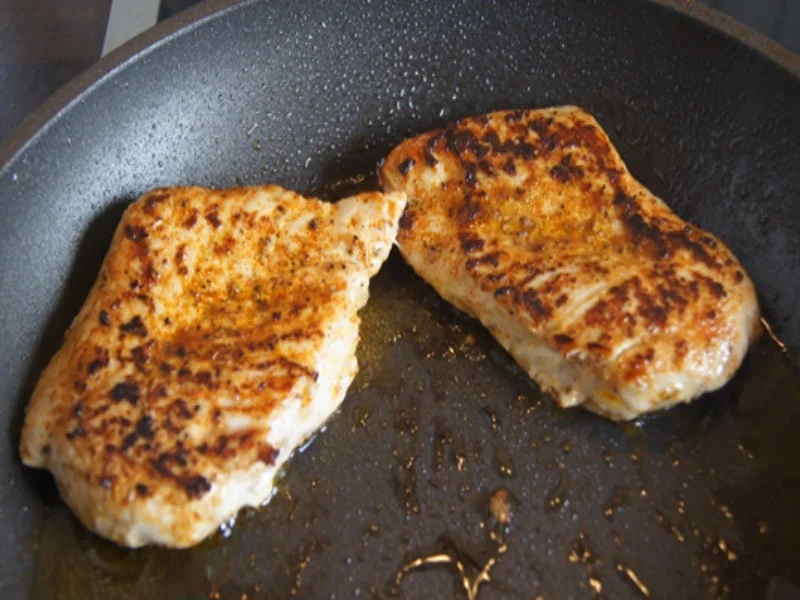 Grüner Spargel mit pikanter Sauce und Hähnchenbrustfilet - Rezept - Bild Nr. 18