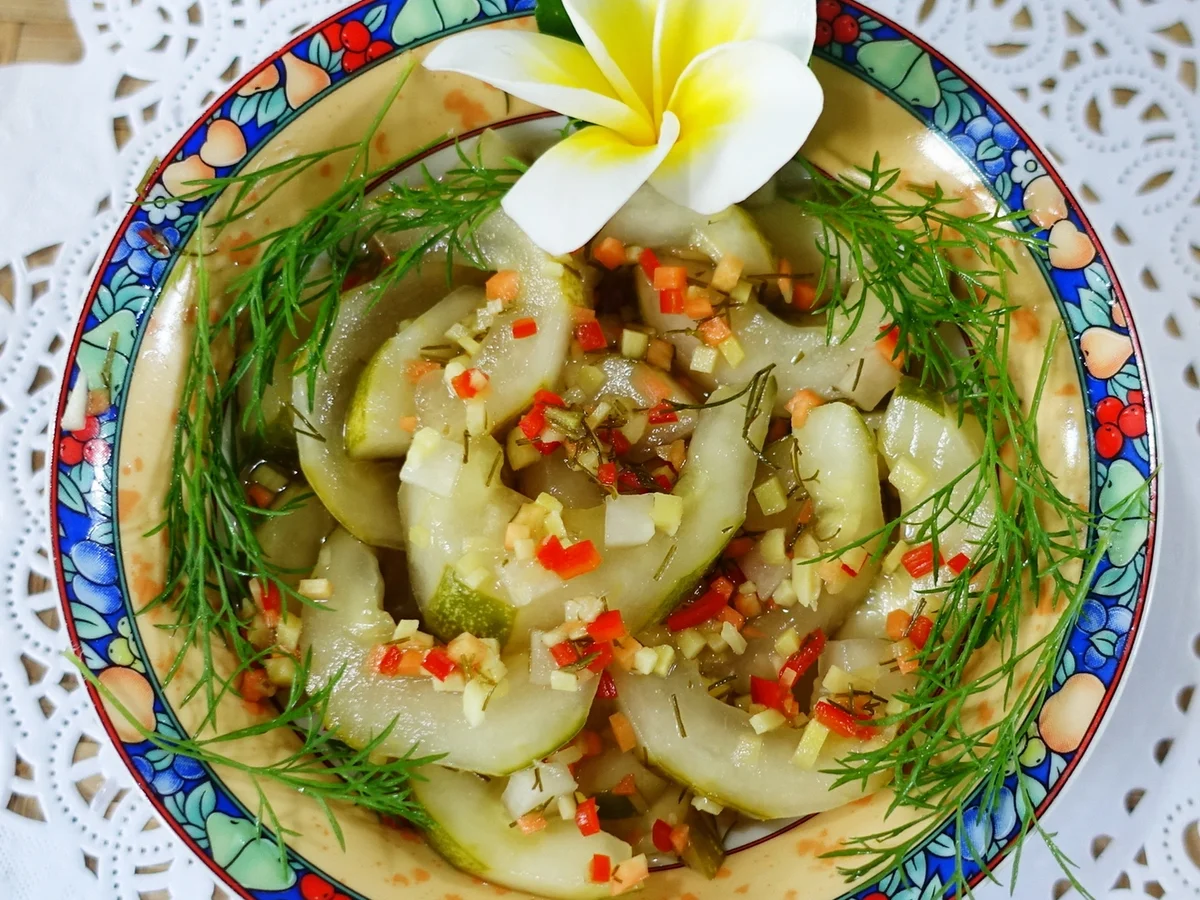 Rezept: Süß-saure Gurkenstücke Szechuan Art Bild Nr. 8102 Süß-saure Gurkenstücke Szechuan Art - Rezept - Bild Nr. 8102