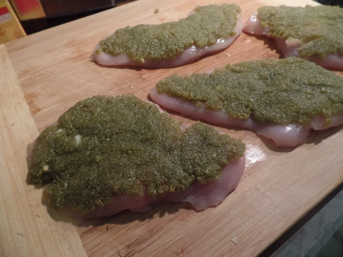 Rezept: Überbackene Hähnchenbrust Bild Nr. 8111 Überbackene Hähnchenbrust - Rezept - Bild Nr. 8111