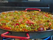 Paella mit Hähnchen & Chorizo (Es handelt sich hier natürlich nicht um das Original) - Rezept - Bild Nr. 8122
