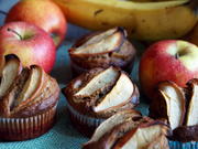 Gebäck: Apfel-Bananen-Muffins - Rezept - Bild Nr. 2