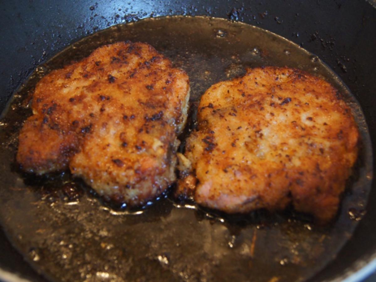 Paniertes Kasseler-Kotelett mit Knabber-Maiskolben - Rezept - kochbar.de