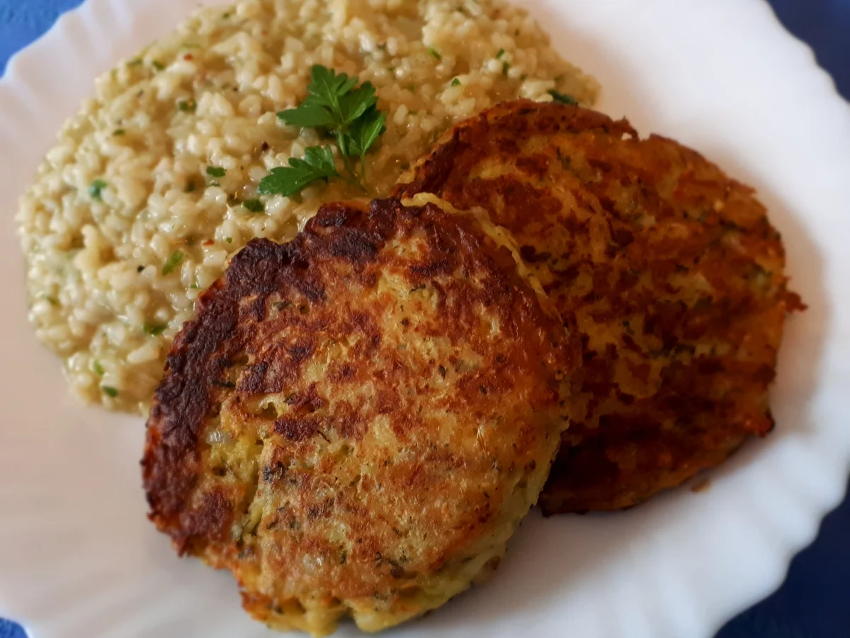 Rezept: Kohlrabi-Pflanzerl mit Risotto Bild Nr. 2 Kohlrabi-Pflanzerl mit Risotto - Rezept - Bild Nr. 2