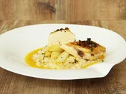 Maispoularde, Risotto, Orangenspargel (Verona und Diego Pooth) - Rezept - Bild Nr. 2