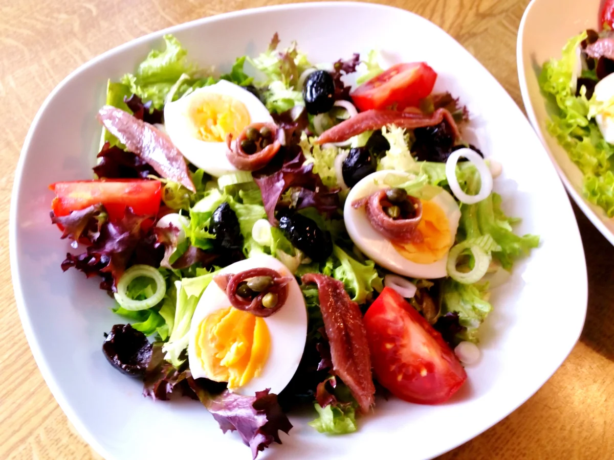 Bunter Salatteller (Hauptspeise) = kochbar Challenge 5.0 (Mai 2019) - Rezept - Bild Nr. 8140