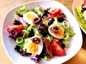 Bunter Salatteller (Hauptspeise) = kochbar Challenge 5.0 (Mai 2019) - Rezept - Bild Nr. 8140