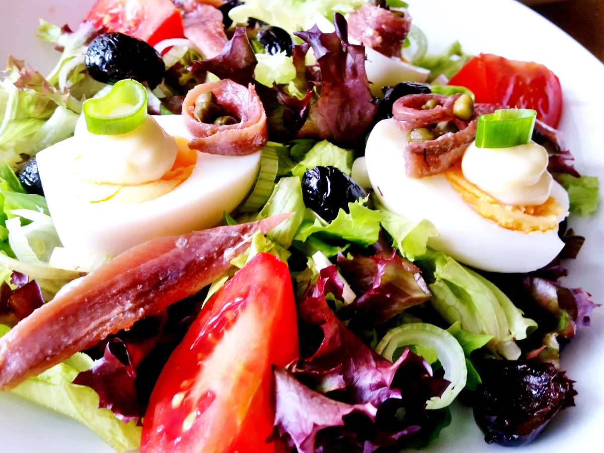 Bunter Salatteller (Hauptspeise) = kochbar Challenge 5.0 (Mai 2019) - Rezept - Bild Nr. 8141