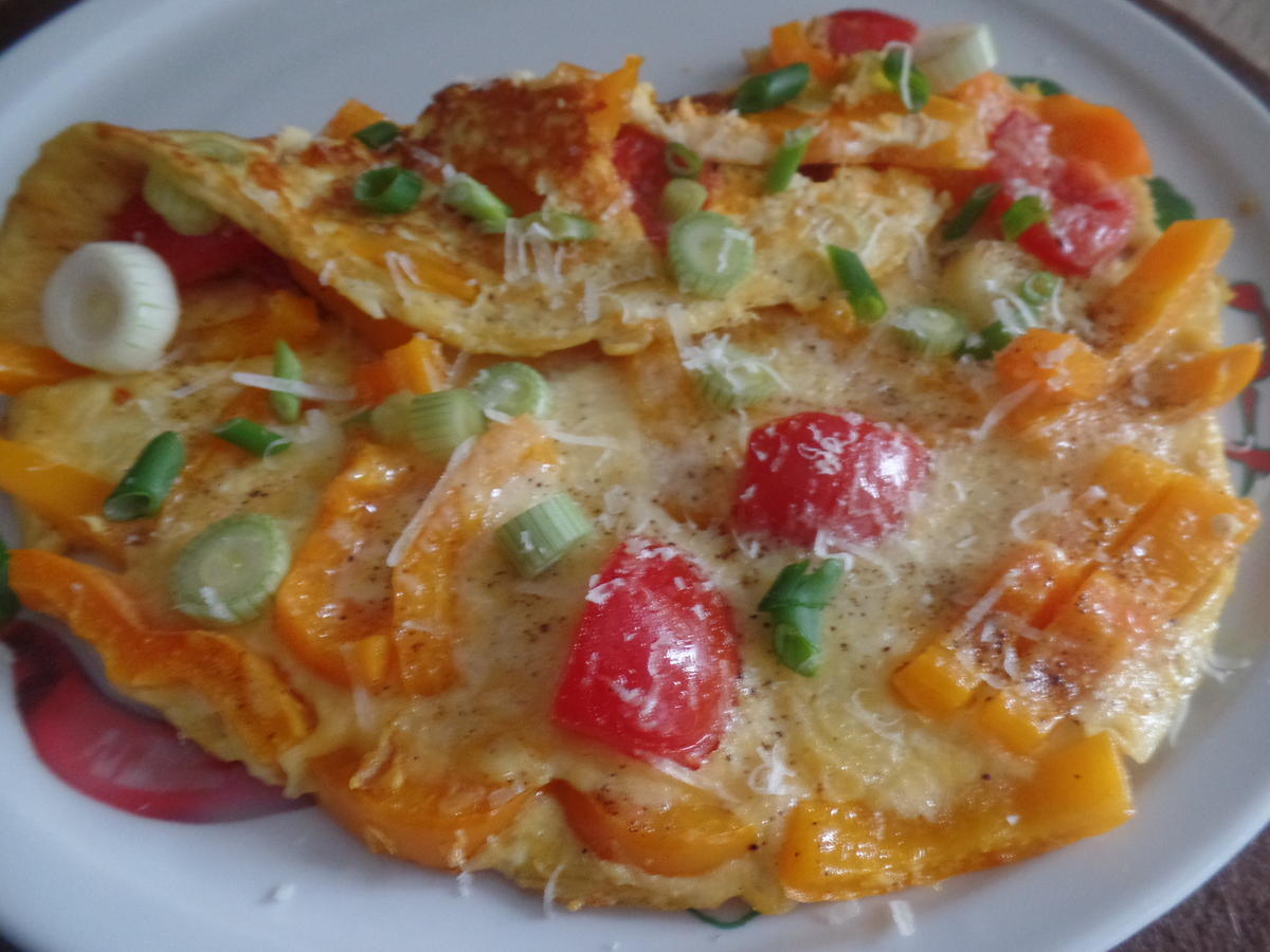 Paprika -Tomaten-Omelett - Rezept - Bild Nr. 8140